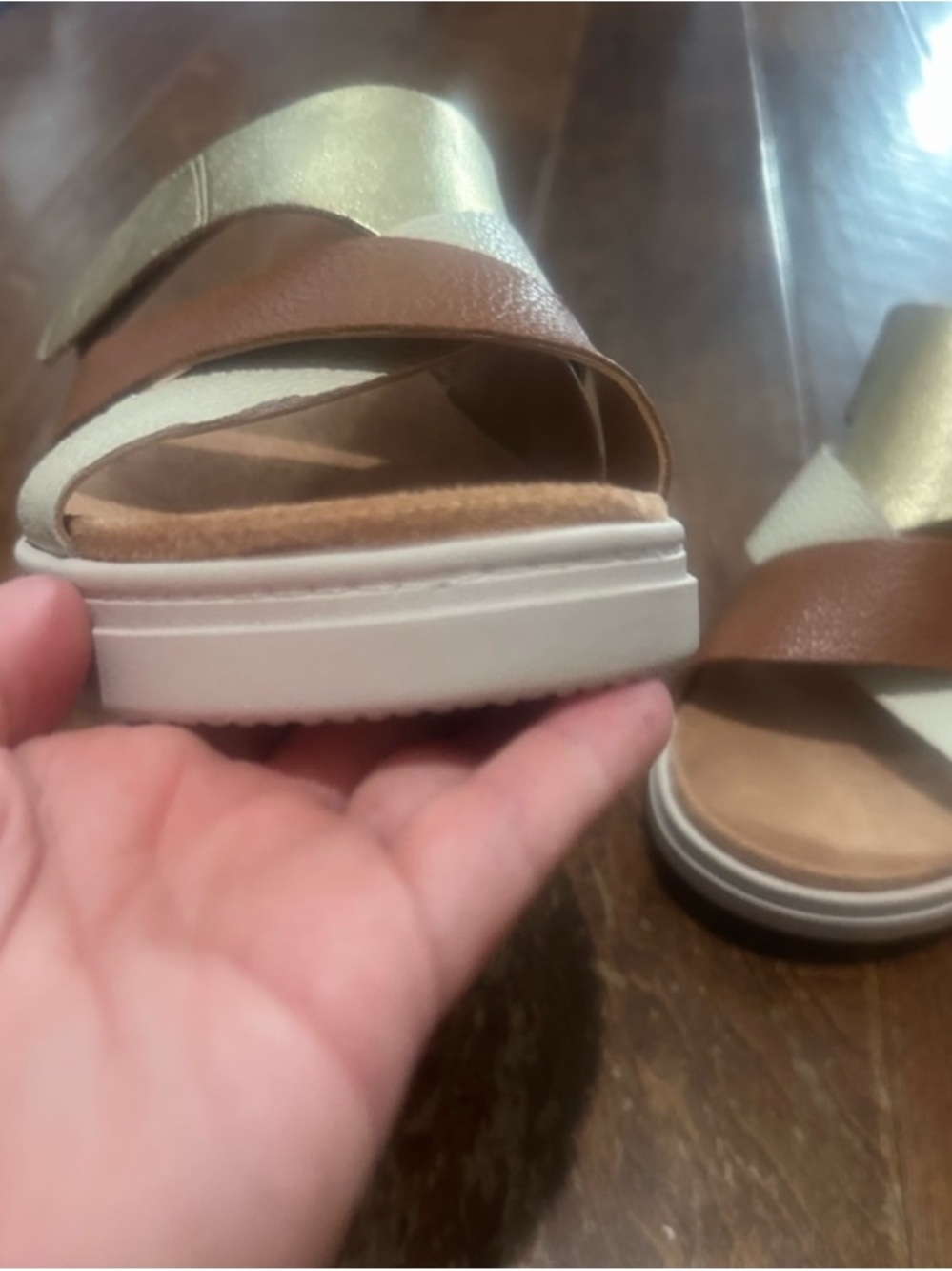 Vionic Uptown Sunset Crisscross Slide Sandals - Picture 7 of 10